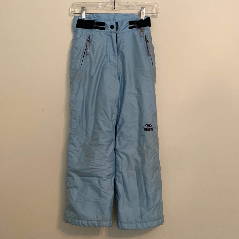 Light Blue Marker Snow Pants